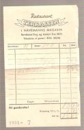 Resturant TERRASSEN VOSS 1960