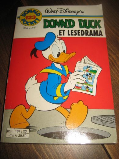 DONALD DUCK ET LESEDRAMA Bok nr 123 1991