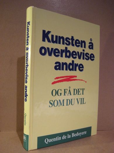 Bedoyere: Kunsten å overbevise andre- og få det som du vil.