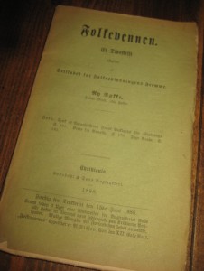 Folkevennen. Et tidsskrift. Træk af Naturforskeren Frans Budlands Liv. Breve fraa Amerika. 1888.