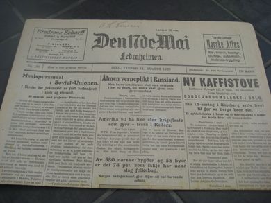 1928 nr 188 Den 17de Mai