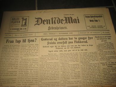 1928 nr 260 Den 17de Mai