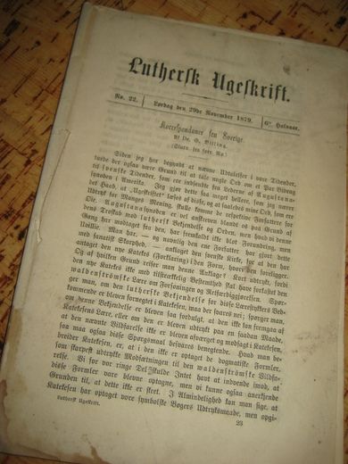 1879 nr 022 Luthersk Ugeskrift