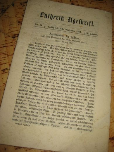 1881 nr 011 Luthersk Ugeskrift
