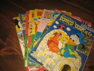 Lot med Donald blader fra 80-90 tallet, selges under ett.