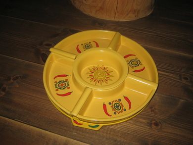 Tacofat / påleggsfat fra noen år tilbake i tid