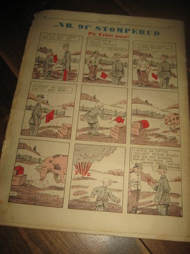 Noen sider fra Norsk Ukeblad fra 30 tallet bl a Stomperud og Lyn Grdon