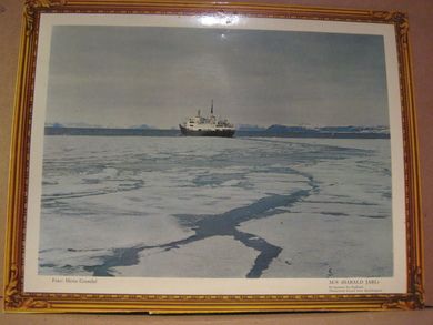 Hjemtur fra Svalbard M/S HARALD JARL Nr 12 i denne serien Foto: Herta Grøndal