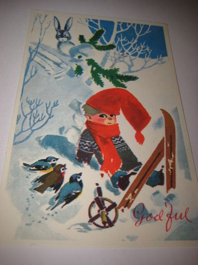 Pent, ubrukt postkort fra Eberh. B. Oppi, 7262/1.