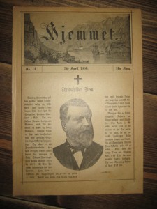 1906,nr 014, Hjemmet. Statsminister Steen død.