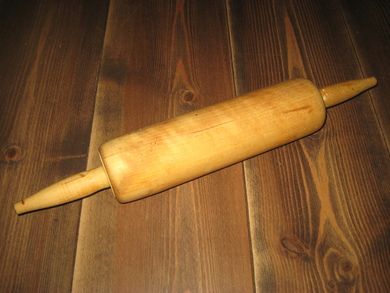 Eldre kjevle ca 45 cm langt Rullende handtak 50-60 tallet