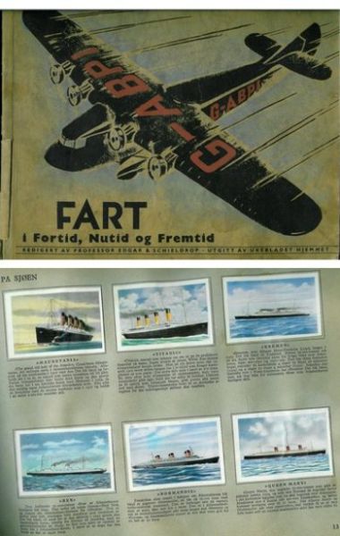 FART i Fortid Nutid og Fremtid Samlerbok fra ukebladet HJEMMET 1935
