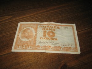 1972, 10 kroner, G. 6917727.