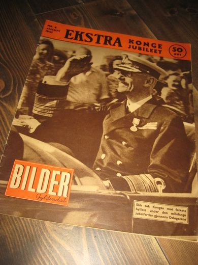 1947 nr 008 BILDER EKSTRA KONGE JUBILEET