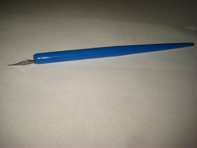 Penn og pennesplitt fra 60 tallet Blå Statler Germany