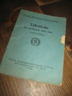 Tekstboki for kyrkjeåret 1934-35. Fyrste rekkja, 1934.