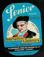 Senior BRISLING SARDINES. Blå.