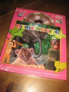 OPPDAG VERDENS DYR.  DYREUNGER. . Pen farvebok og DVD. Innholder 15 klistremerker, 6 farveblyanter og blyantspisser. Meget bra for den minste. 