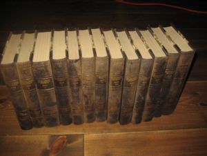 HOVEDVERKER AV DEN KRISTNE LITTERATUR, 13 bøker, selges under ett. 1930.