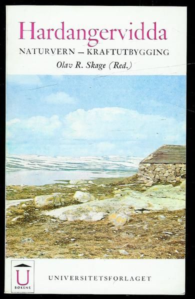 Skage. Hardangervidda. NATURVERN- KRAFTUTBYGGING. 1971.