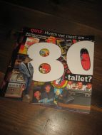 Ødegaard: Quiz: Hvem vet mest om 80 tallet? 165 sider, 2014.