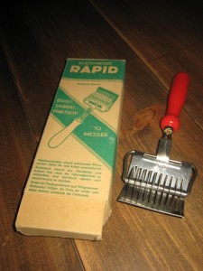 RAPID skjeremaskin, ubrukt i originalemballasje, 50- 60 tallet.