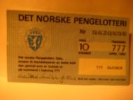 1983 Trekning 777 Nr 0620808