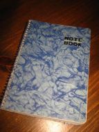 NOTE BOOK Ubrukt 80 tallet