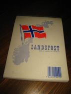 Ubrukt blokk med brevpapir LANDSPOST 80 tallet