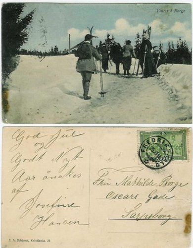 Vinter i Norge. 1914