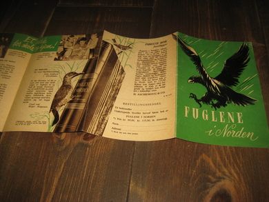 Presentasjonsbrosjyre fra 50 tallet, FUGLENE i Norden.