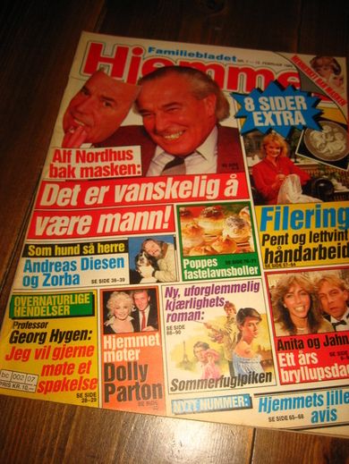 1985 nr 007 HJEMMET SKORGN - TEIGEN