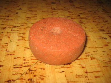 Flytekork brukt ved garnfiske i gamle dager ca 7 cm i diameter