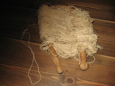 Gammel treklave med tåd……