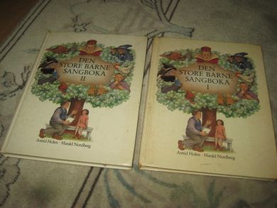 DEN STORE BARNE SANGBOKA I-II 1985
