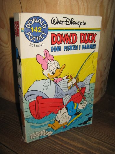 1993 nr 142 DONALD DUCK SOM FISKEN I VANNET