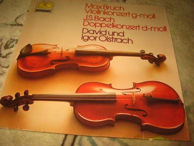 MAX BRUCH VIOLINKONZERT G-MOL J S BACH DOPPELKONZERT D-MOL
