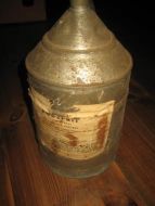 Gammel RØDSPRIT kanne 30-40 tallet Ca 27 cm høg