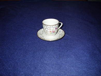 Kopp og tefat Bavaria 50 tallet