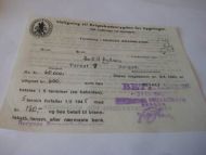 Utligning til Krigsskadetrygden for bygninger, 3. februar 1945.