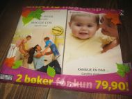 Uåpna pakke på 2 bøker