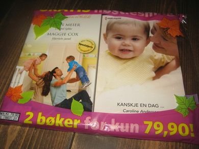Uåpna pakke på 2 bøker