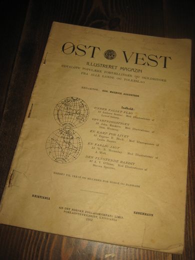 ØST VEST. ILLUSTRERT MAGASIN. 1912. 