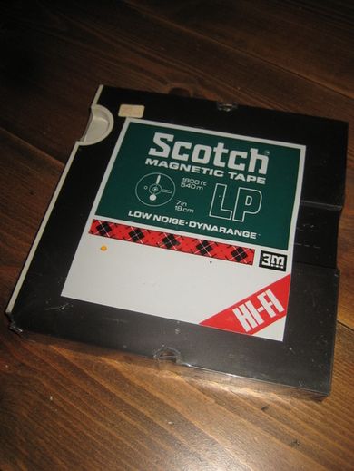 Uåpna ubrukt pakke Scotch MAGNETIC TAPE 540 m 60 -70 tallet