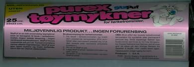 Purex tøymykner for tørketrommel