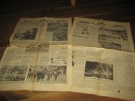 Avis sider fra 9. oktober 1962. Om semifinekampen i fotball mellom Gjøvik / Lyn og Sarpsborg. 