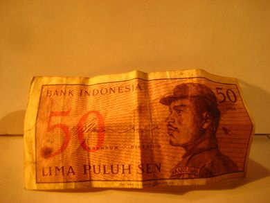 1964 LIMA PULUH SEN 50 Indonesia