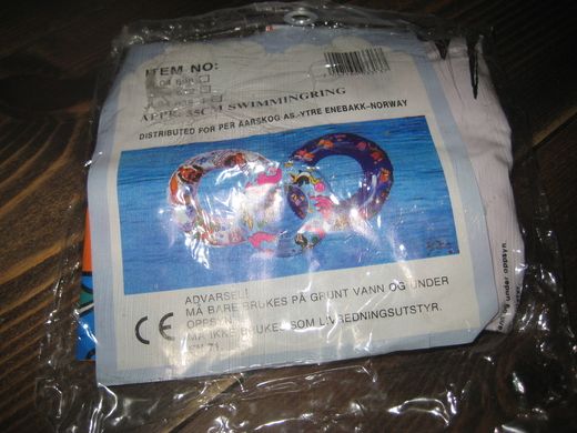 Uåpna pakke baderinger 80-90 tallet