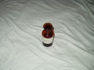 Apotekerflaske med glasskork saltsyre