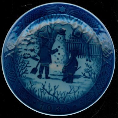 1985 pynteplatte fra Royal Copenhagen!